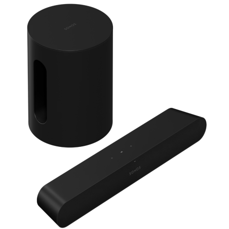 Enceintes connectées - Sonos - Pack Ray + Sub Mini (NOIR)