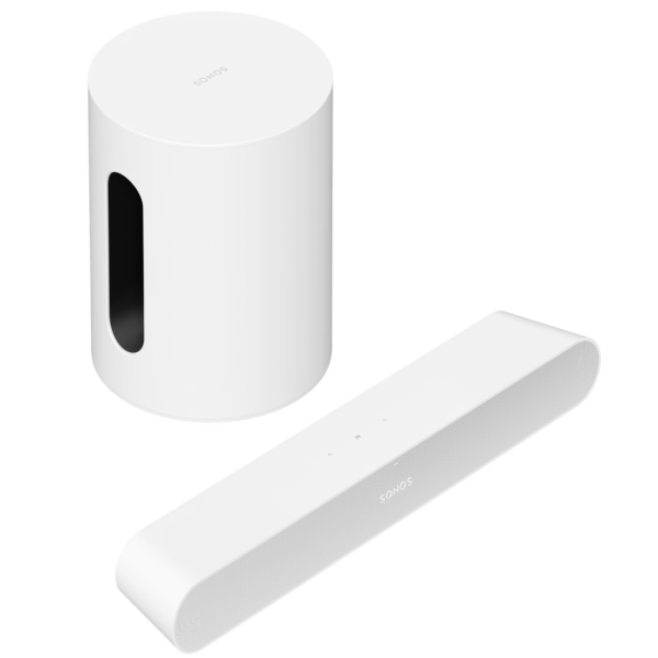 Enceintes connectées - Sonos - Pack Ray + Sub Mini (BLANC)