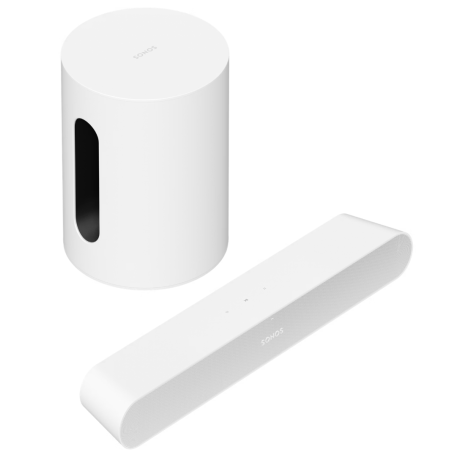 Enceintes connectées - Sonos - Pack Ray + Sub Mini (BLANC)