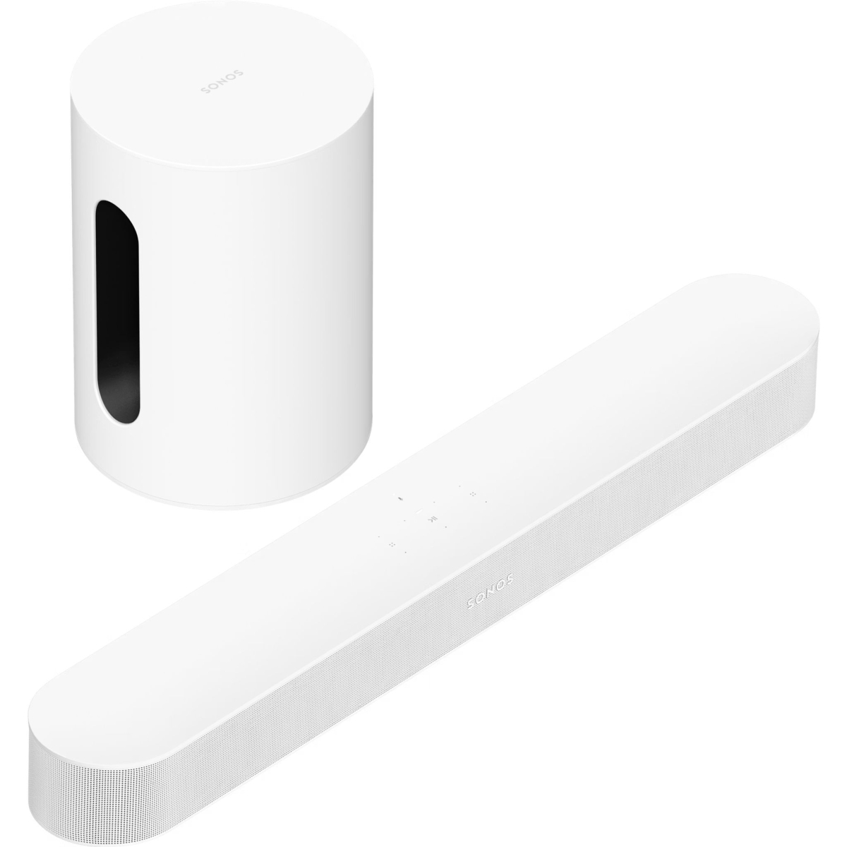 Enceintes connectées - Sonos - Pack Beam et Sub Mini (BLANC)