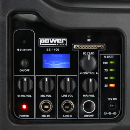 	Sonos portables sur batteries - Power Acoustics - Sonorisation - BE 1400 PT G2
