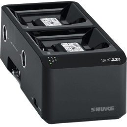 	Chargeurs/Batteries micros sans fil - Shure - SBC220-E