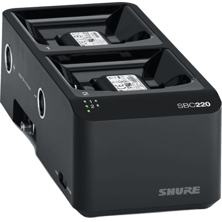 Chargeurs/Batteries micros sans fil - Shure - SBC220-E
