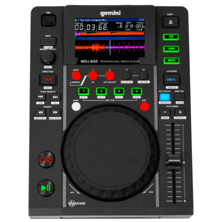 Platines CD à plat - Gemini - MDJ-600