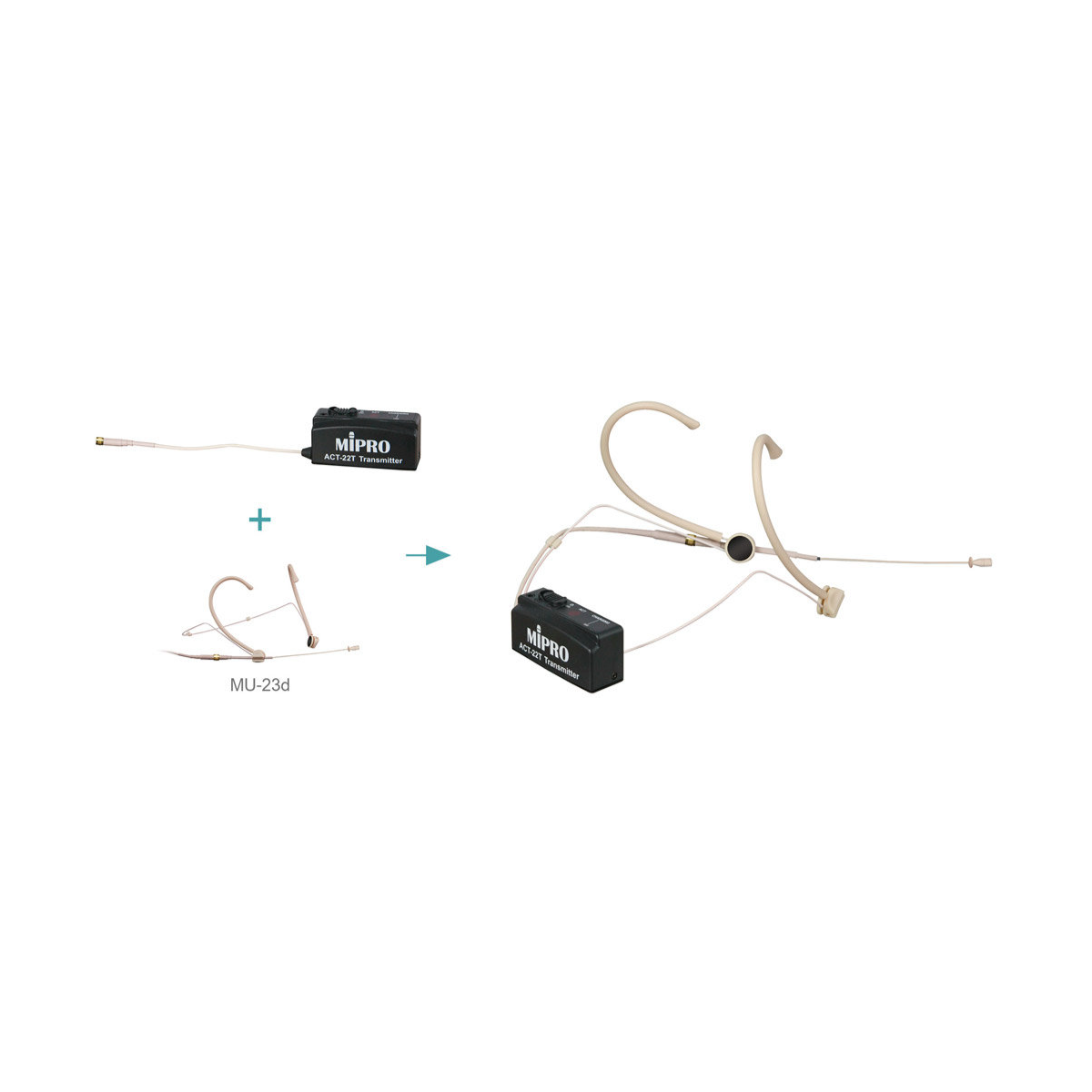 Emetteurs micros sans fil - Mipro - ACT-22T