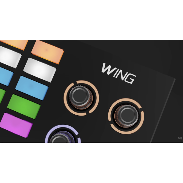 Wolfmix WING – contrôleur DMX autonome avec faders motorisés – Energyson