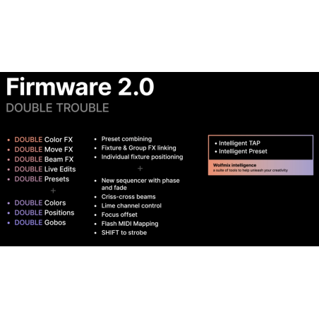 Pack Jeux de lumière - Wolfmix - Pack Wolfmix W1 MK3 +...