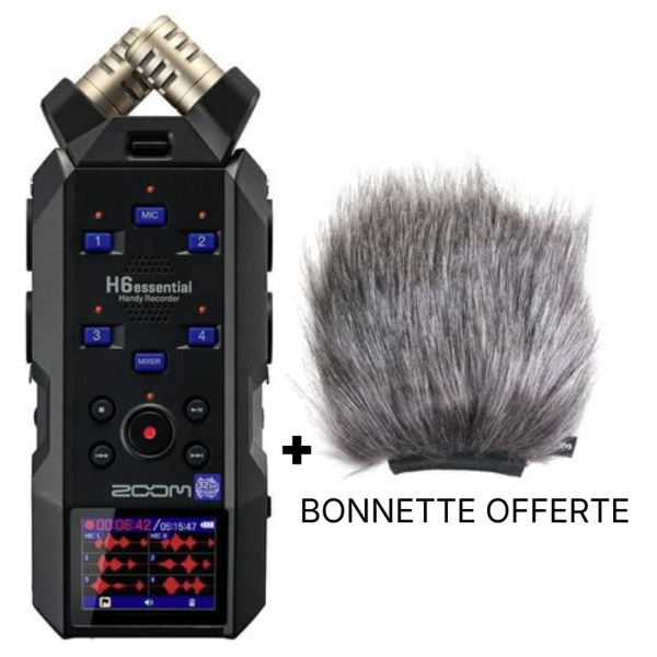 Packs Home Studio - Zoom - Pack H6essential + bonnette...