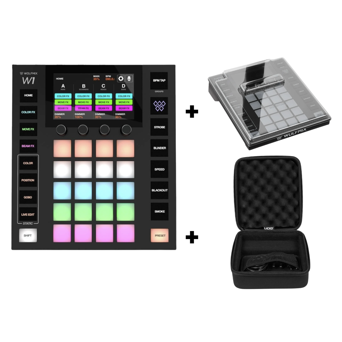 Pack Jeux de lumière - Wolfmix - Pack Wolfmix W1 MK3 +...