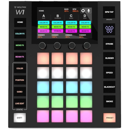 Pack Jeux de lumière - Wolfmix - Pack Wolfmix W1 MK3 +...