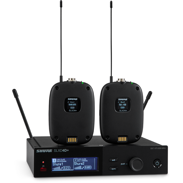 Emetteurs micros sans fil - Shure - SLXD14D+ G65