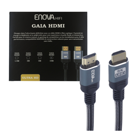 Câbles HDMI - Enova Hifi - GAIA HDMI 10M (10m)