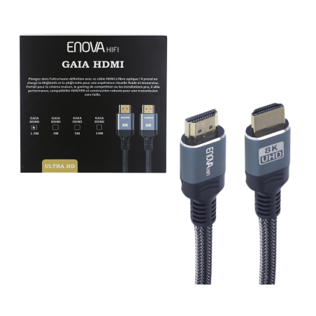 Câbles HDMI - Enova Hifi - GAIA HDMI 1.5M (1.5m)