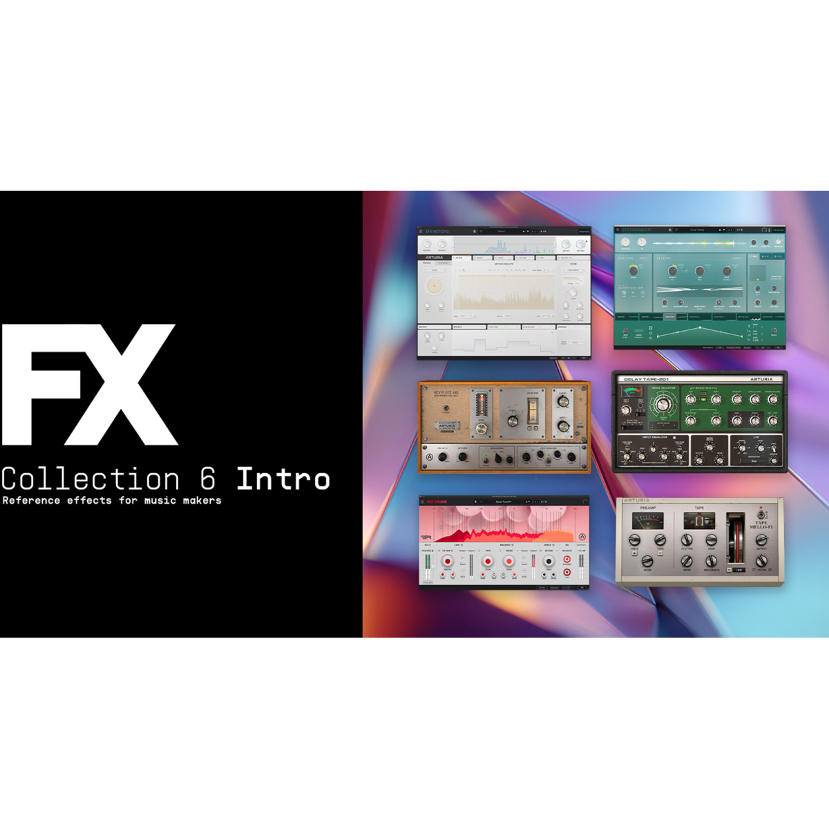 Logiciels instruments virtuels - Arturia - FX Collection 6 Intro
