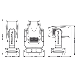 	Lyres spot - JB Systems - RIVAL SPOT