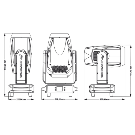 Lyres spot - JB Systems - RIVAL SPOT