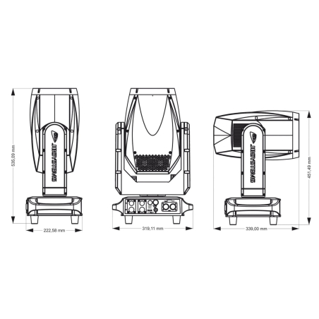 Lyres beam - JB Systems - RIVAL BEAM