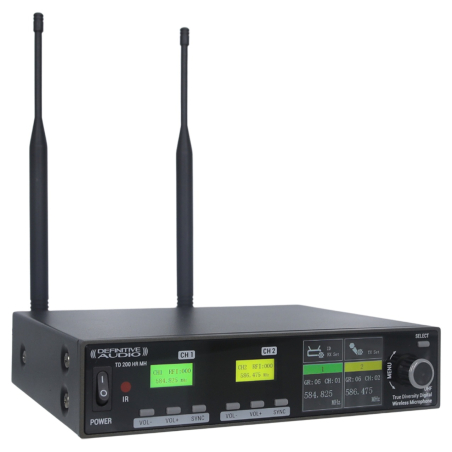 Micros chant sans fil - Definitive Audio - TD 200 HR MH