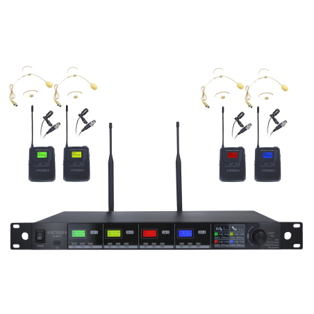 Micros serre-tête sans fil - Definitive Audio - TD 400 PT