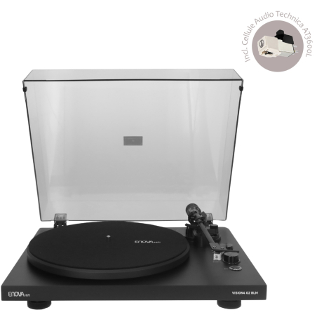 Platines vinyles hifi - Enova Hifi - VISION4 G2 BLM (Noir mat)