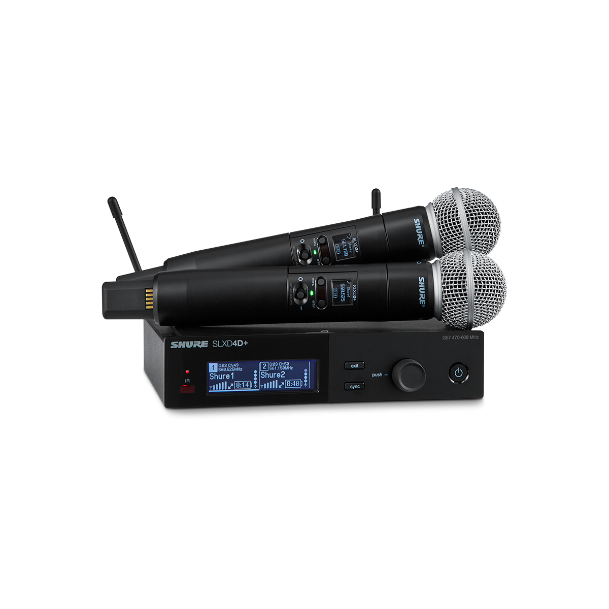 Micros chant sans fil - Shure - SLXD24D+/58 G65