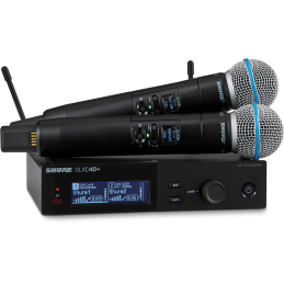 	Micros chant sans fil - Shure - SLXD24D+/BETA58 G65