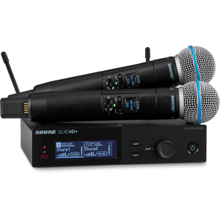 Micros chant sans fil - Shure - SLXD24D+/BETA58 G65