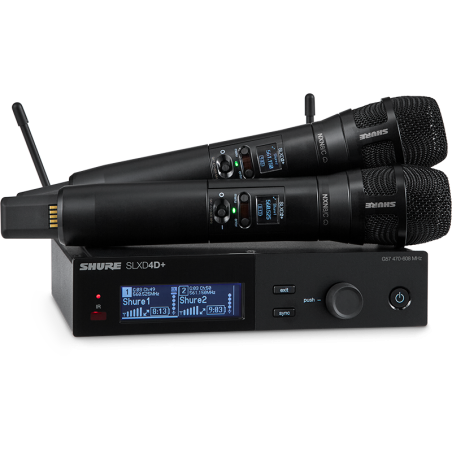 Micros chant sans fil - Shure - SLXD24D+/N8C G65