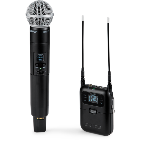 Micros pour caméras sans fil - Shure - SLXD25+/58 G65