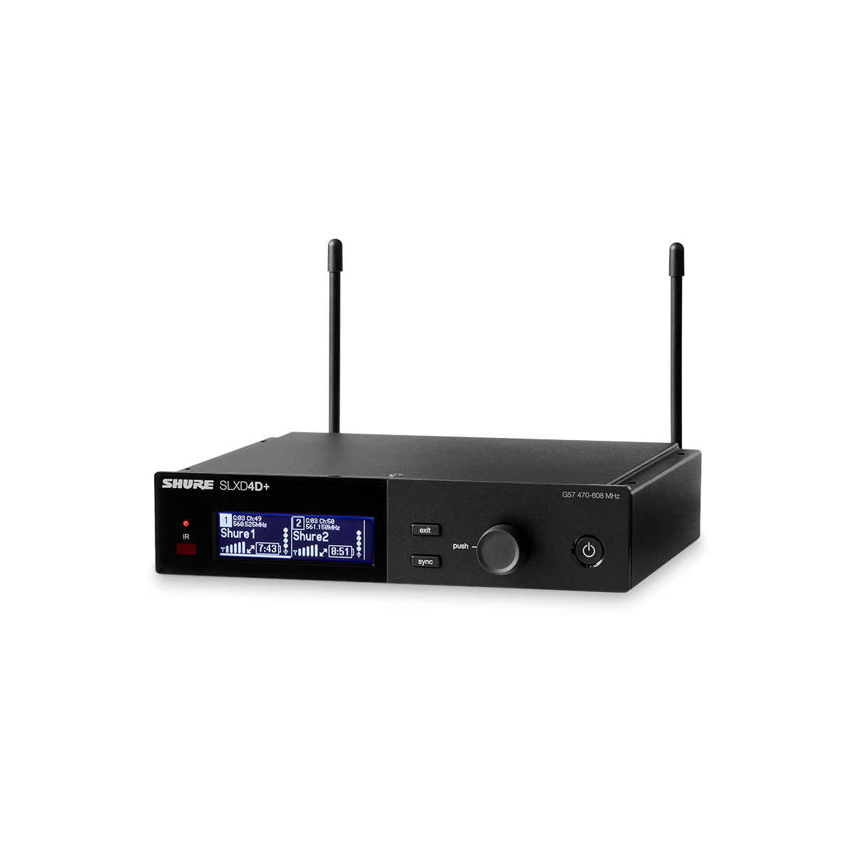 Récepteurs micros sans fil - Shure - SLXD4D+ G65