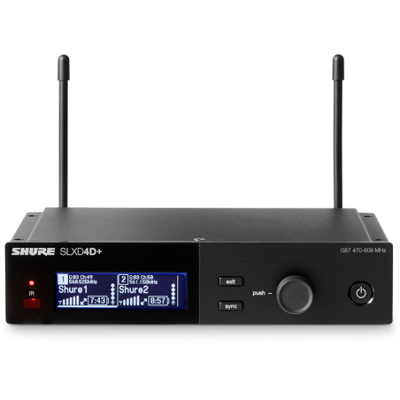 Récepteurs micros sans fil - Shure - SLXD4D+ G65