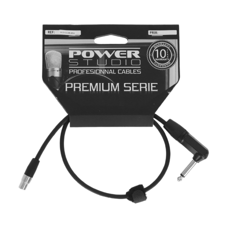 Câbles JACK 6,35 / XLR - Power Studio - AUDIOCAB 4054 (0.6m)