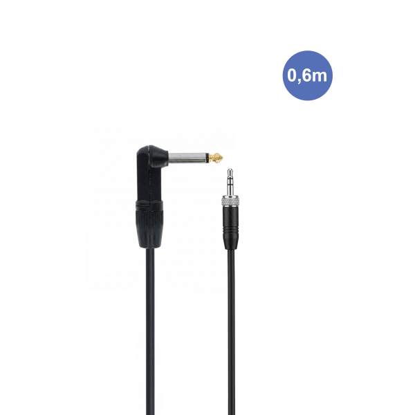 Câbles JACK 3,5 / JACK 6,35 - Power Studio - AUDIOCAB 4056 (0.6m)