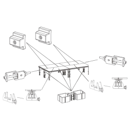 	Accessoires pour plateformes de scènes STAGE - ConteStage - PLTS-fc2