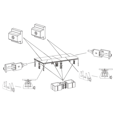 Accessoires pour plateformes de scènes STAGE - ConteStage - PLTS-fc2