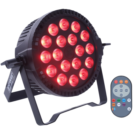 Projecteurs PAR LED - Power Lighting - PAR SLIM 18x6W QUAD