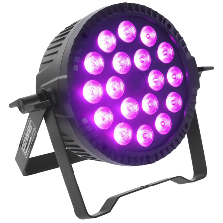 Projecteurs PAR LED - Power Lighting - PAR SLIM 18x6W QUAD