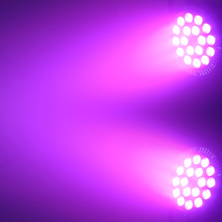 Projecteurs PAR LED - Power Lighting - PAR SLIM 18x6W QUAD