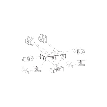 Plateaux pour plateformes de scènes STAGE - ConteStage - PLTS-T1x1