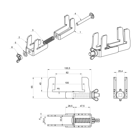 Accessoires pour plateformes de scènes PRO - ConteStage - PLTS-c1