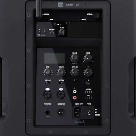 Sonos portables sur batteries - LD Systems - ANNY 12 BPH B8