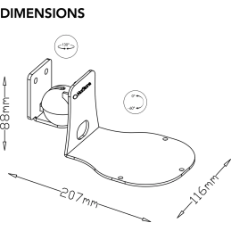 	Supports pour Enceintes connectées - NorStone - Support mural pour WiiM...