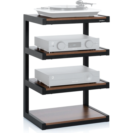 Meubles Disques et Platines Vinyles - NorStone - Esse Hi-Fi Noir et Noyer
