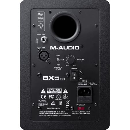 Enceintes monitoring de studio - M-Audio - BX5-D3 (à l'unité)