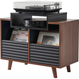 	Meubles Disques et Platines Vinyles - NorStone - Oslo 800 Noir et Noyer