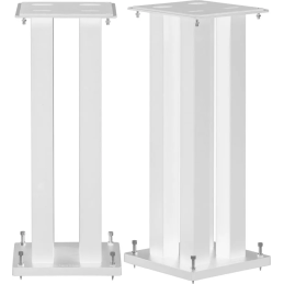 Pieds enceintes monitoring - NorStone - Square Blanc satin (la paire)