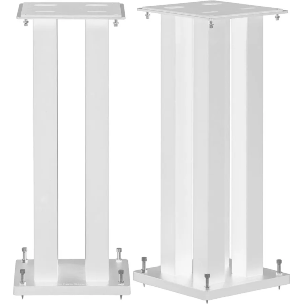 Pieds enceintes monitoring - NorStone - Square Blanc satin (la paire)
