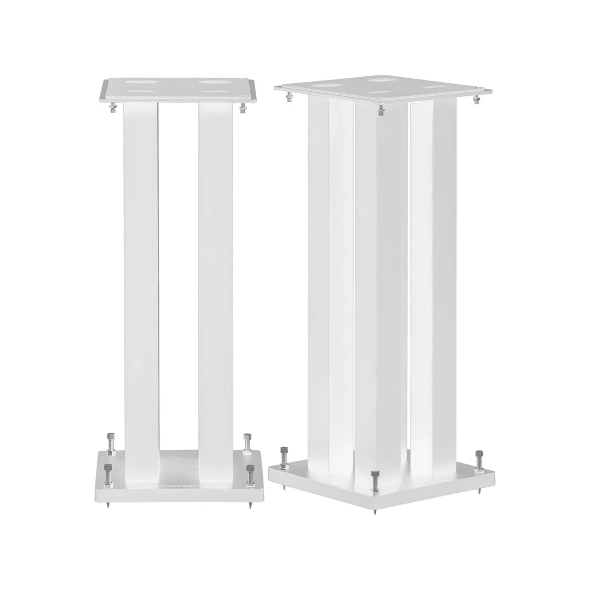 Pieds enceintes monitoring - NorStone - Square Blanc satin (la paire)