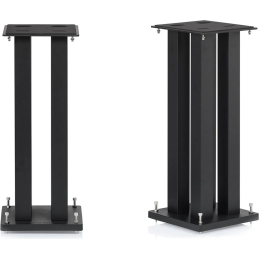 Pieds enceintes monitoring - NorStone - Square Noir satin (la paire)