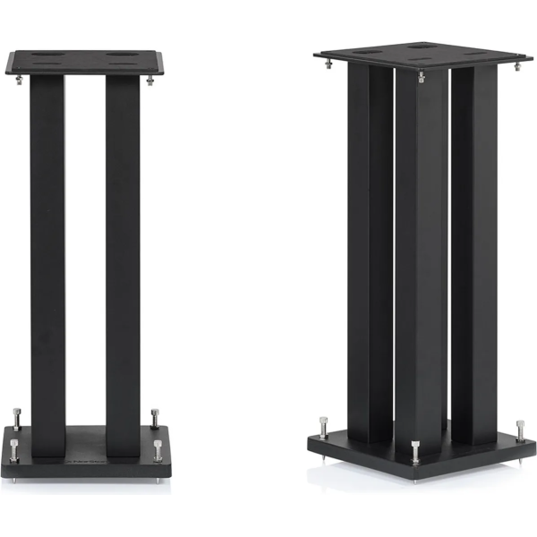 Pieds enceintes monitoring - NorStone - Square Noir satin (la paire)